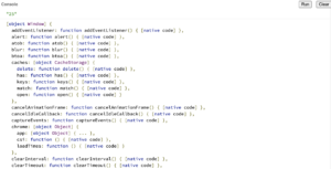 window object (this keyword)