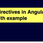 Custom Directive in Angular