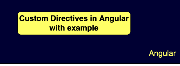 Custom Directive in Angular