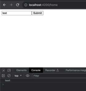 Template Reference Variable