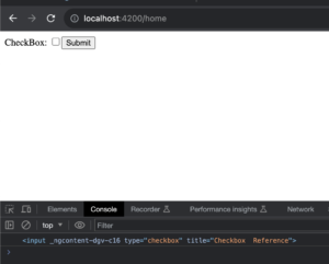 Checkbox Reference